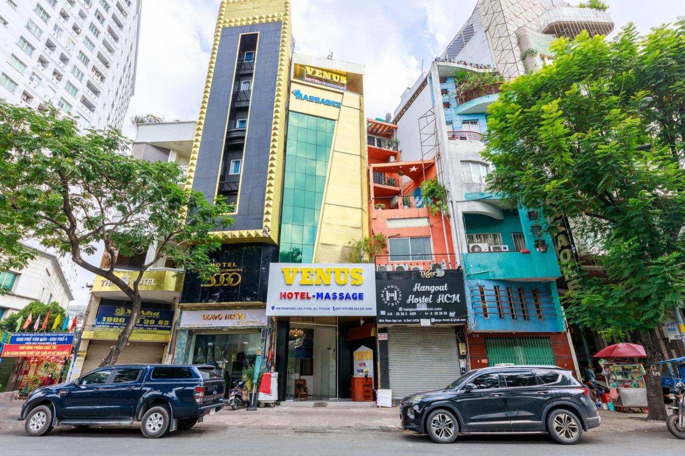 Venus Hotel & Massage - Bui Vien Walking Street Ho Şi Min Exterior foto